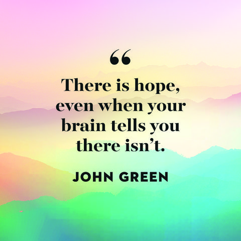 john green mental health quote