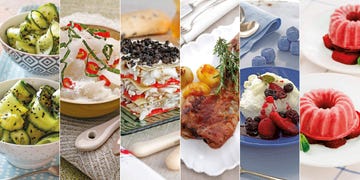 menú para el sábado y para el domingo