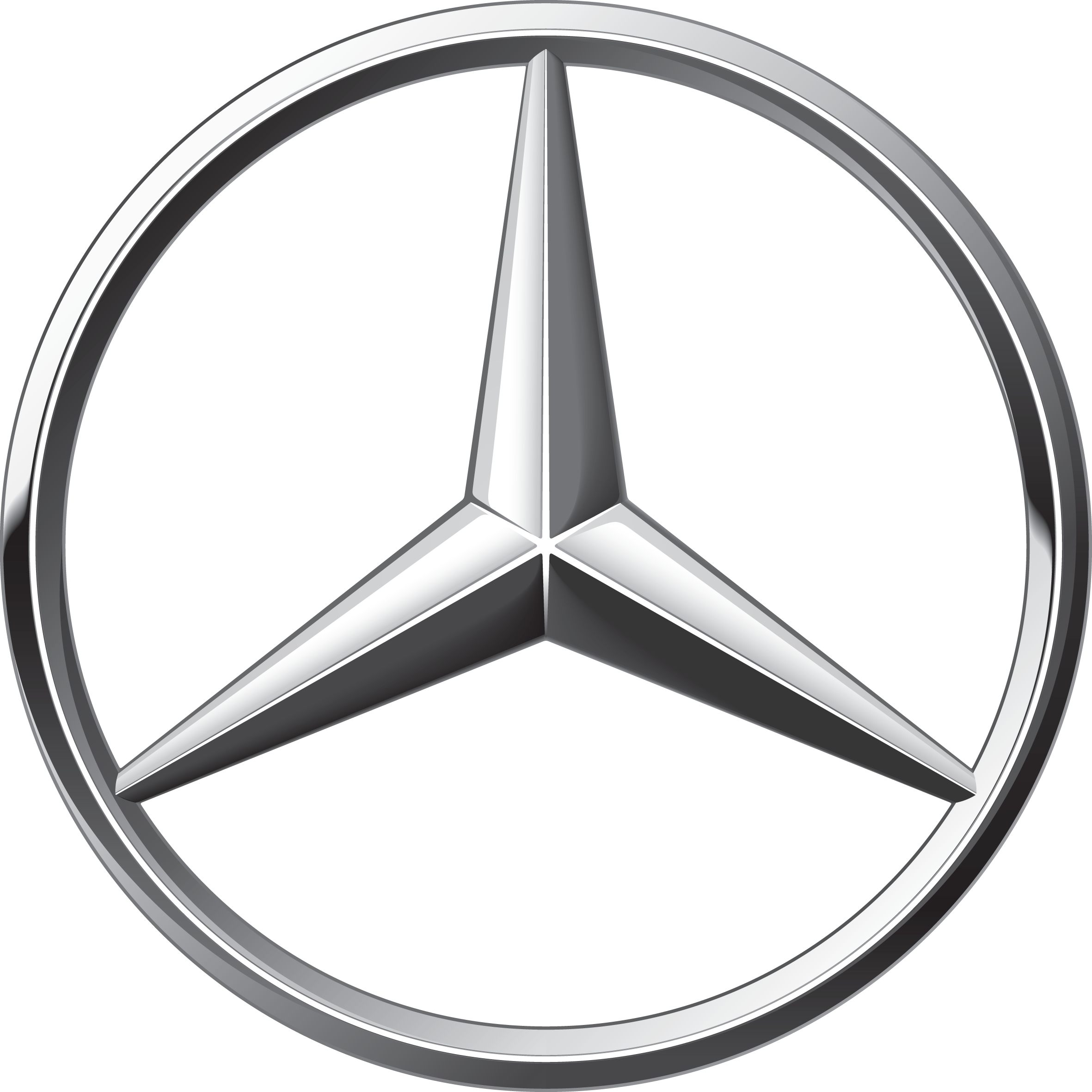 How to draw Mercedes-Benz | Drawing Mercedes-Benz logo with a pencil | Step  by step - YouTube