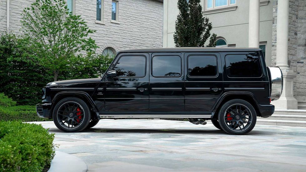 mercedes amg g63 vip limo by inkas armored