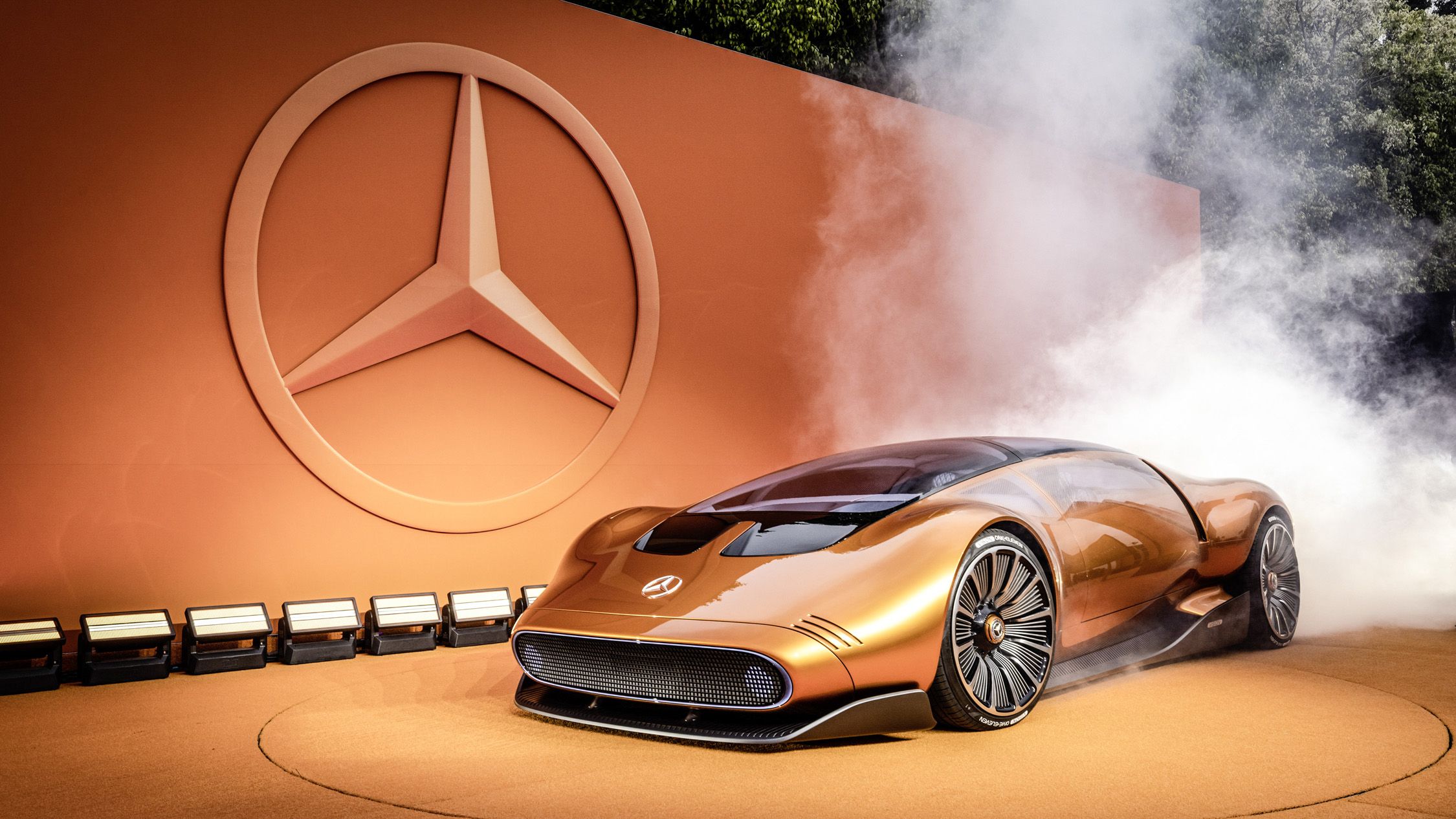 Mercedes Vision One Eleven Is a Slippery EV Supercar Concept