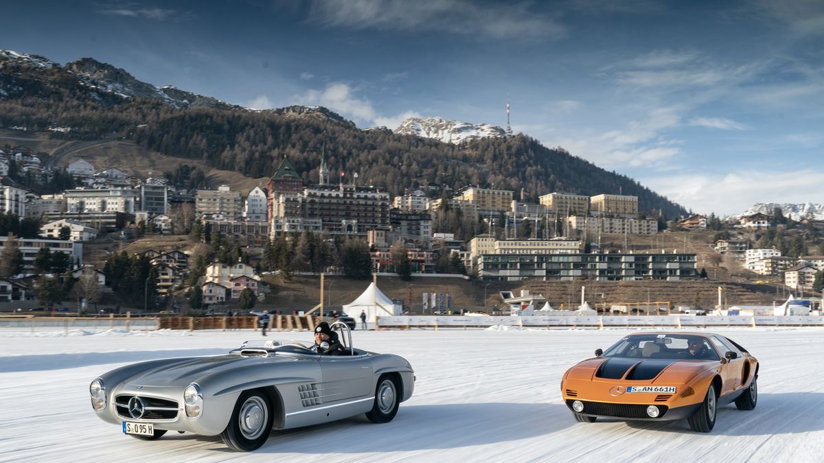 preview for Los clásicos de Mercedes-Benz, a competir en el lago St. Moritz