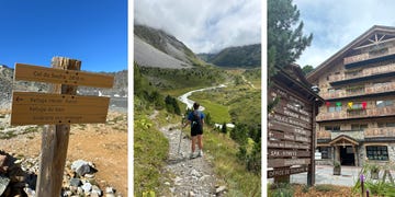 trail runnning in meribel