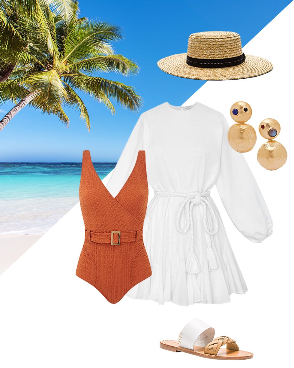 White, Clothing, Hat, Summer, Sun hat, Footwear, Vacation, Tan, Beige, Headgear, 