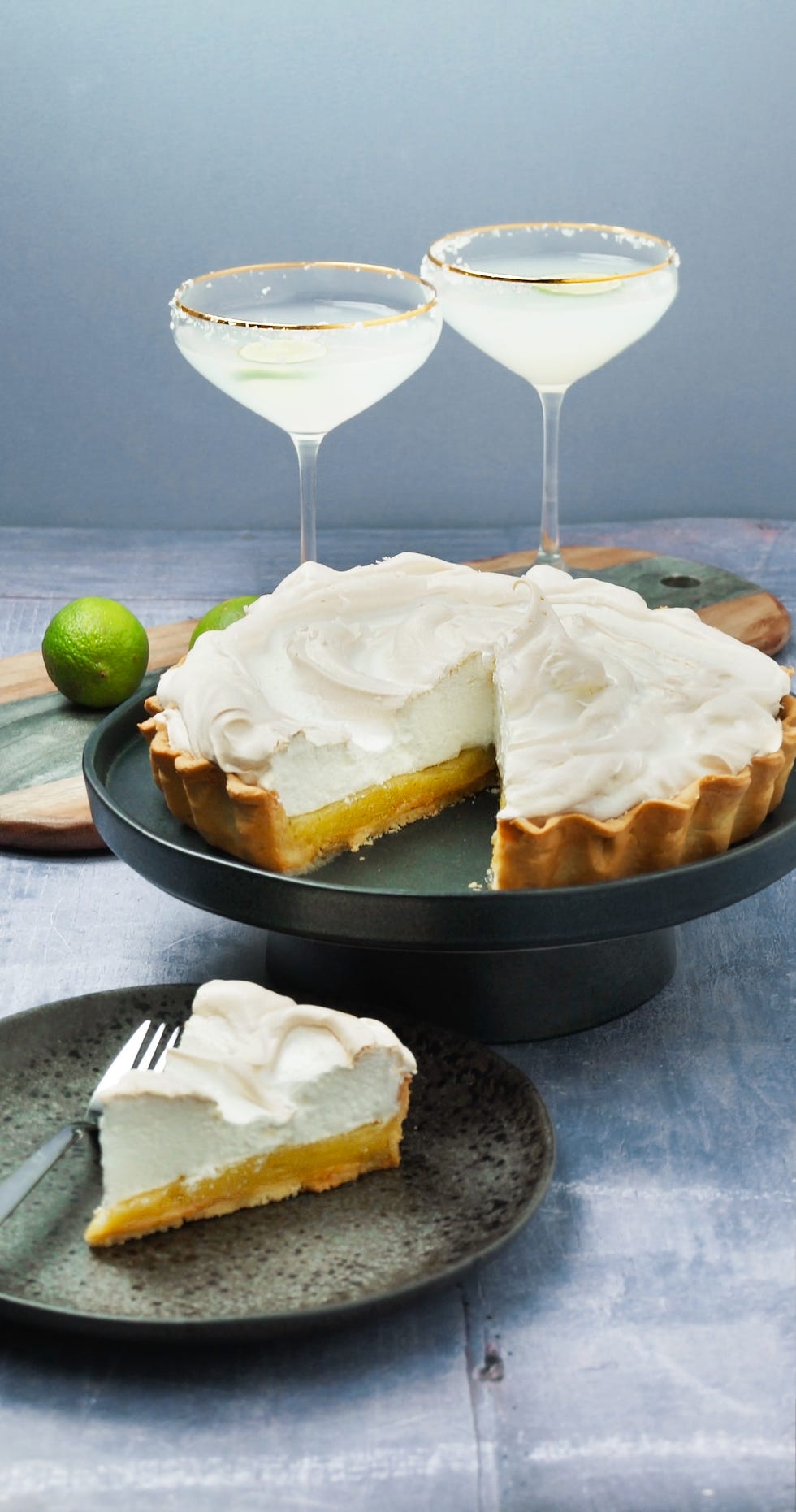 Margarita meringue pie