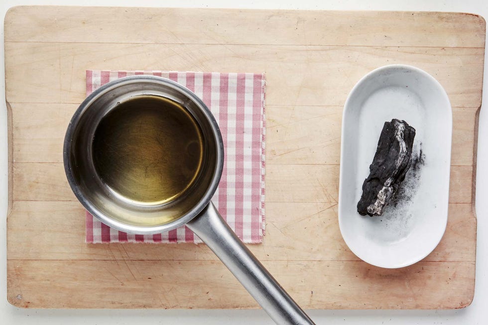 Merluza a la plancha con aceite ahumado