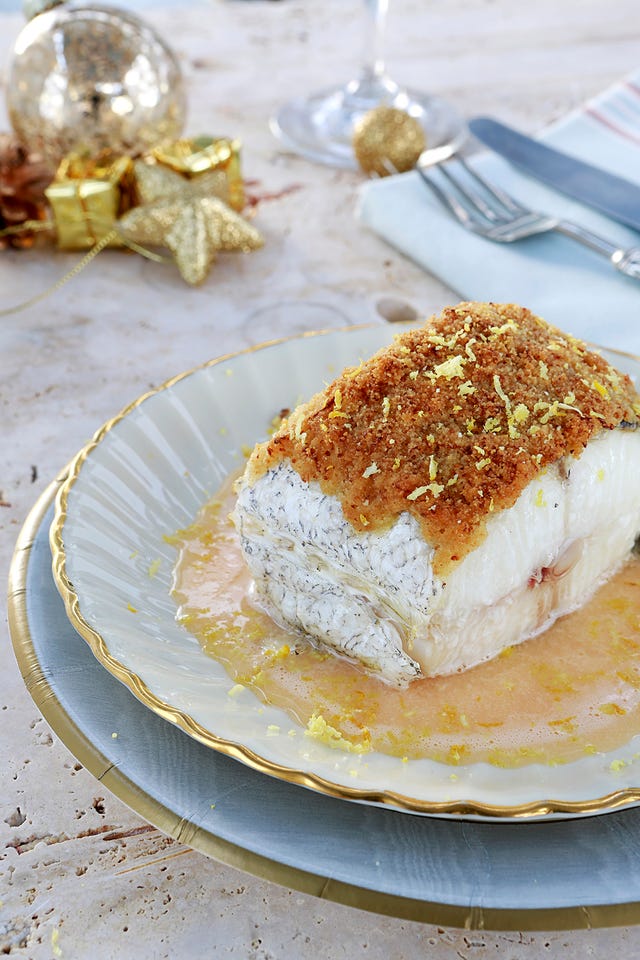 receta de merluza con costra