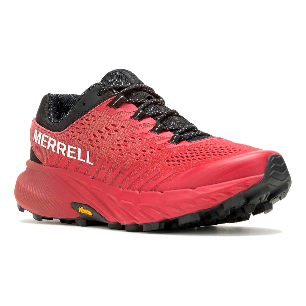 las zapatillas de montaña merrell agility remix en color rojo para hombre