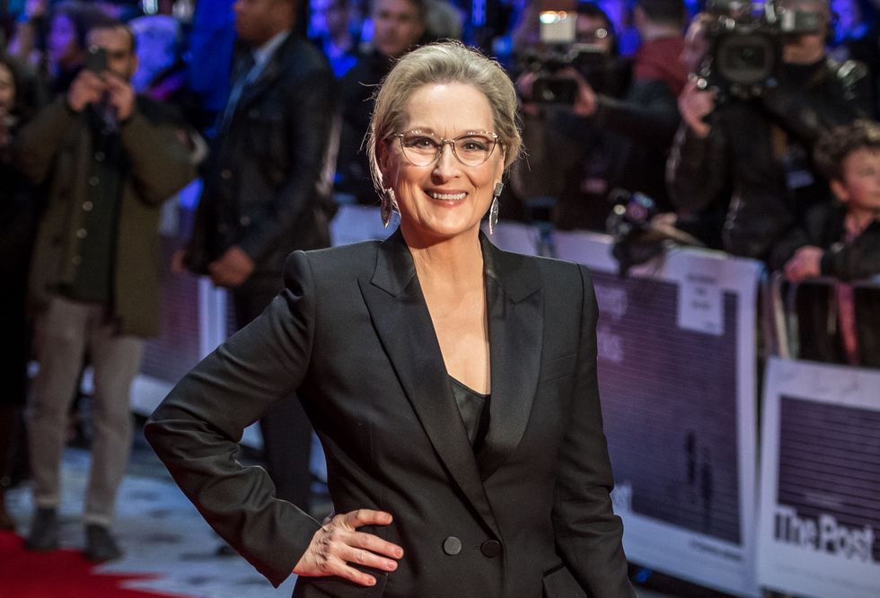 Meryl Streep at The Post premiere in London