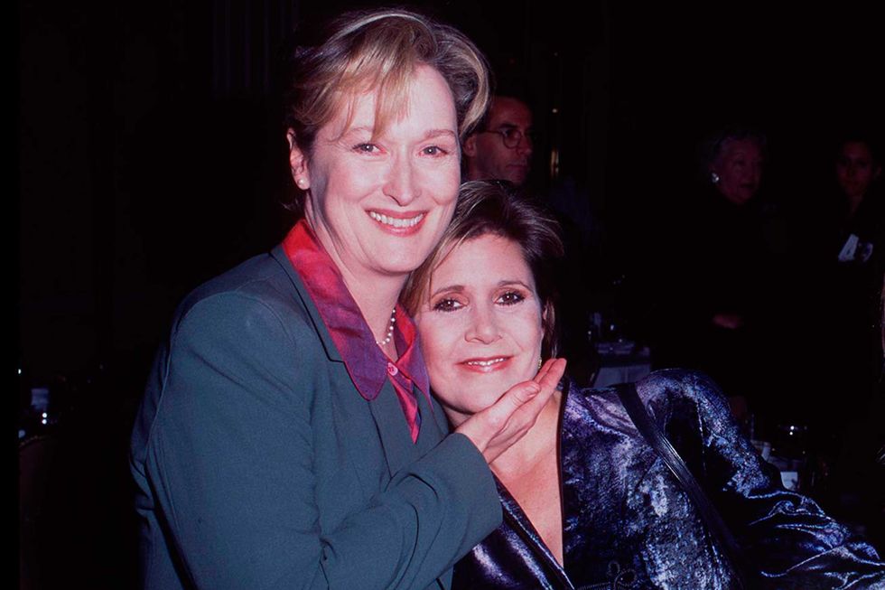Meryl Streep y Carrie Fisher