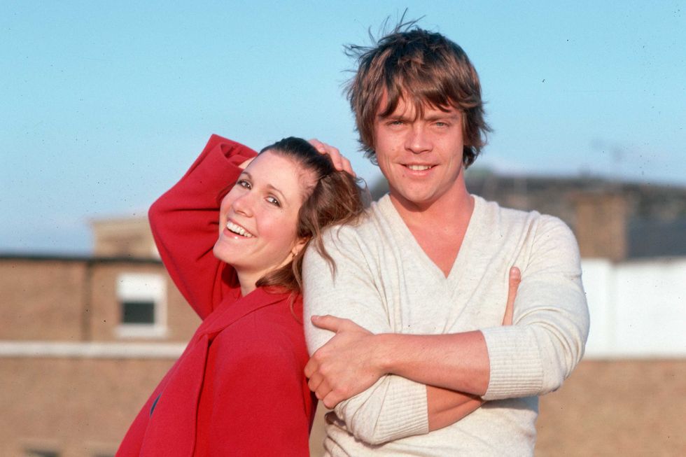 Carrie Fisher y Mark Hamill