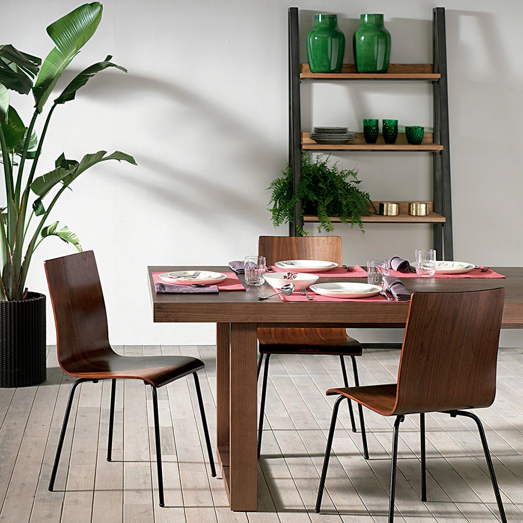 Mesa de comedor de pino Fox de El Corte Inglés