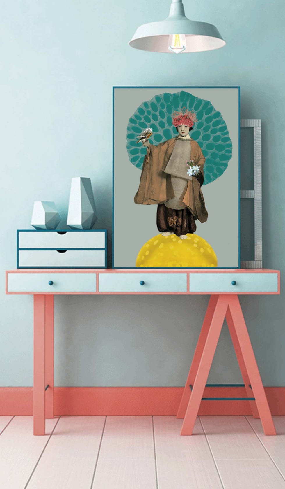 Ideas DIY: Mesa con cajones pintados