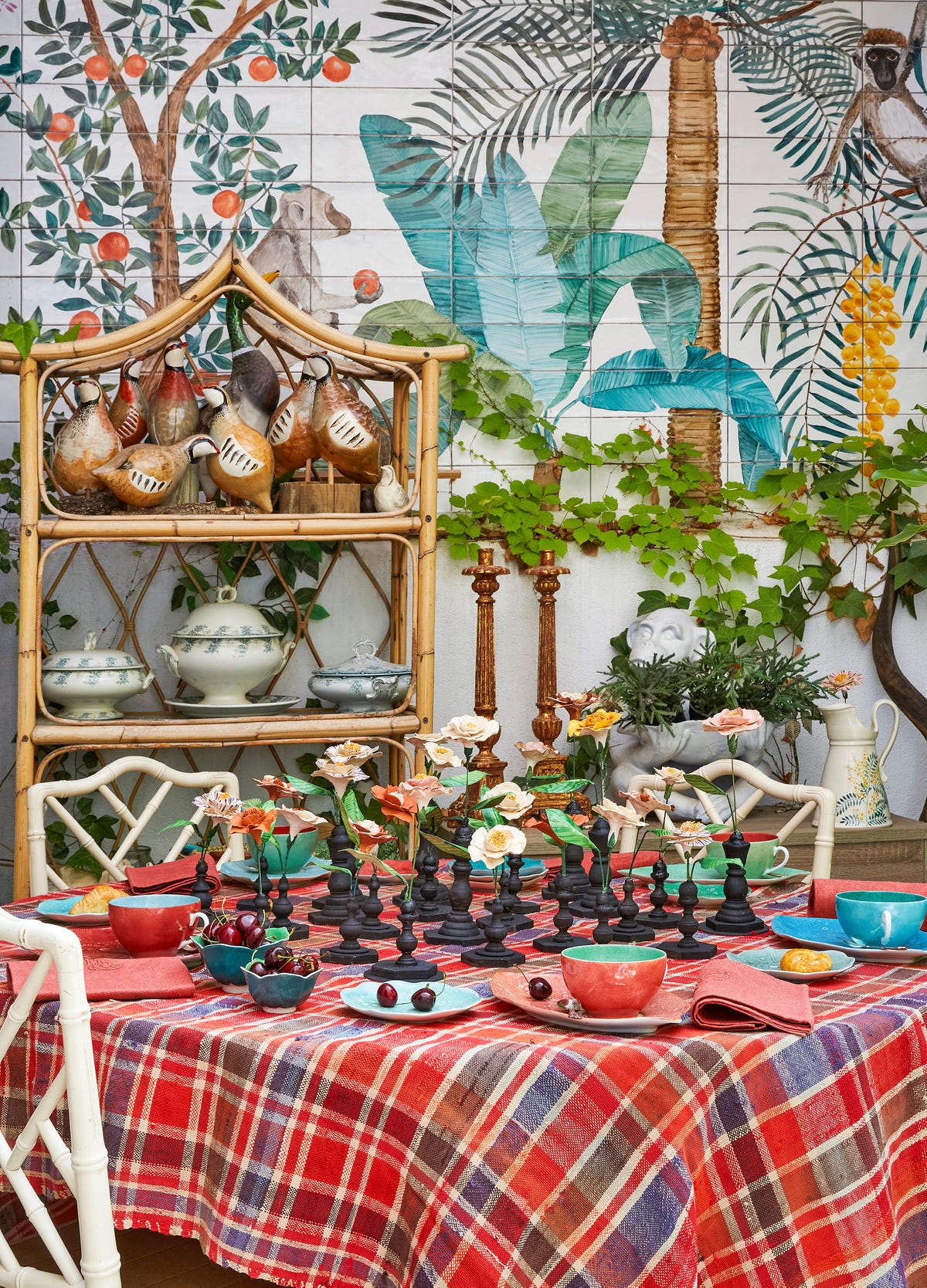 ideas para poner y decorar la mesa un desayuno de otono