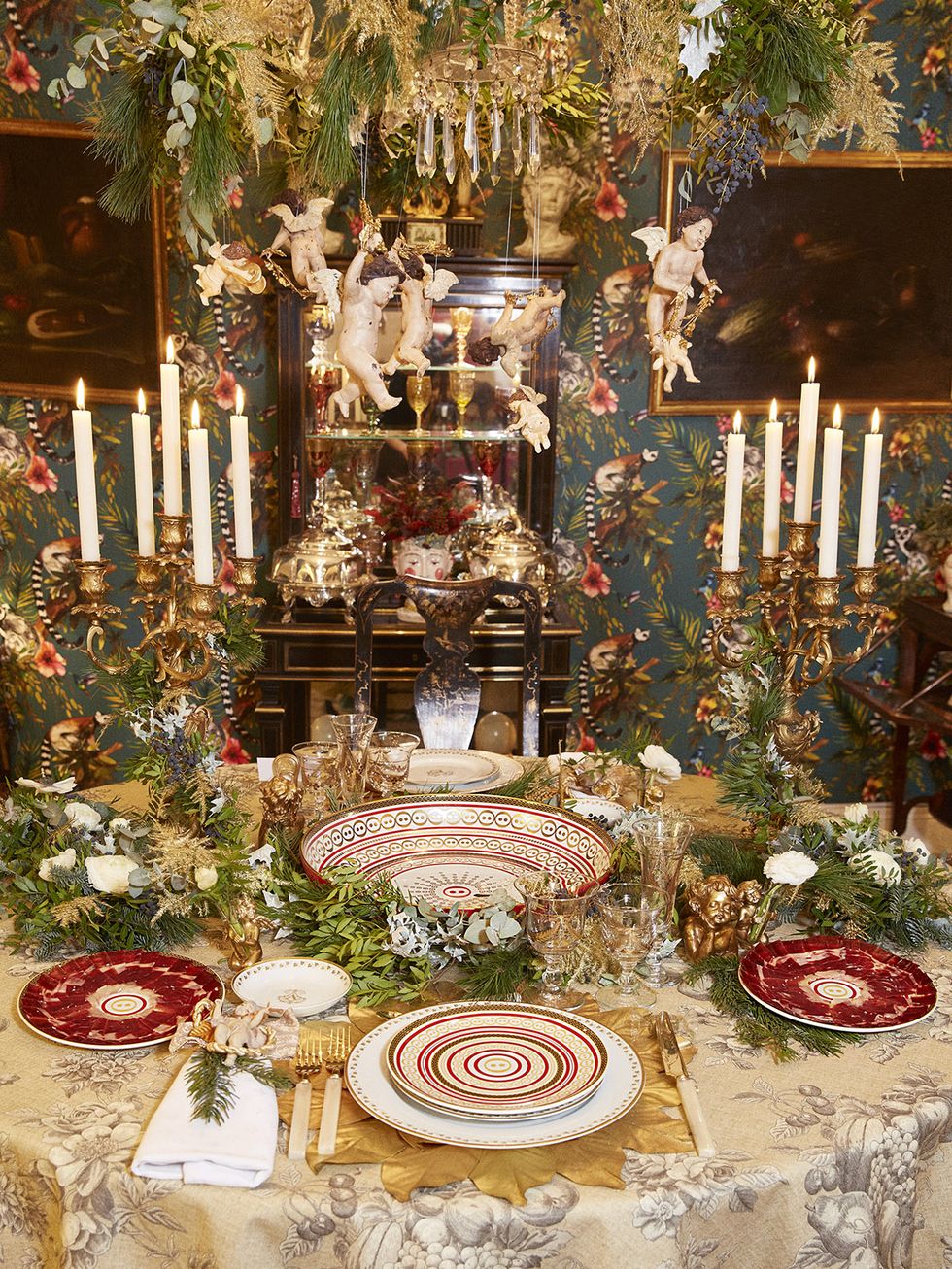mesa decorada para la navidad 2020 por sonsoles de la peña y joselito