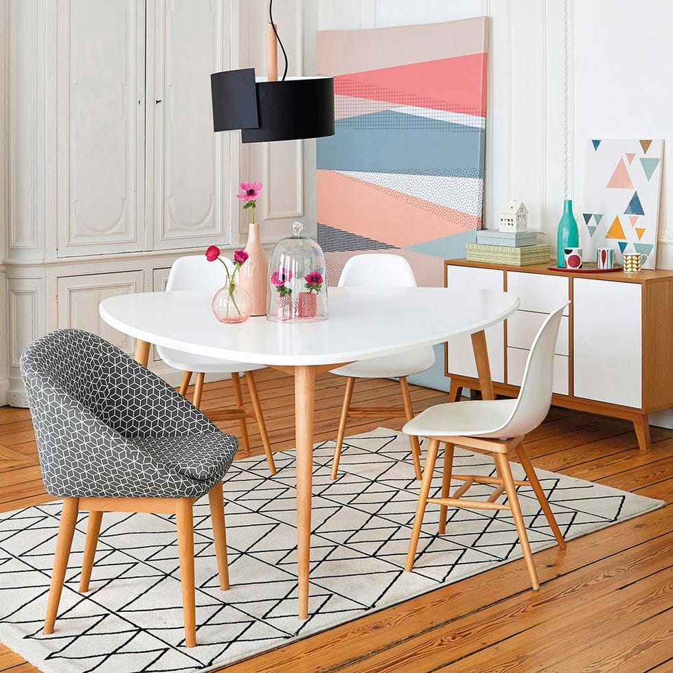 Comedor de estilo nórdico