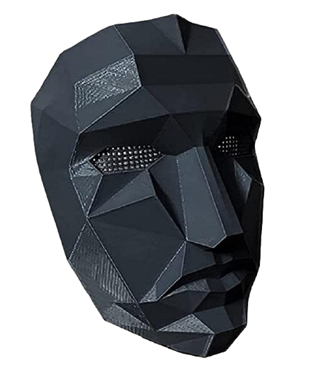 bsmean 萬聖節面具,面具人遊戲面具 2021 電視角色扮演全臉罩化裝舞會配件萬聖節道具