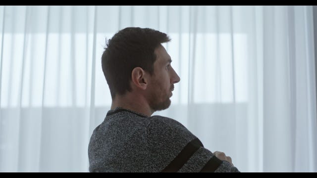 leo messi con Évole