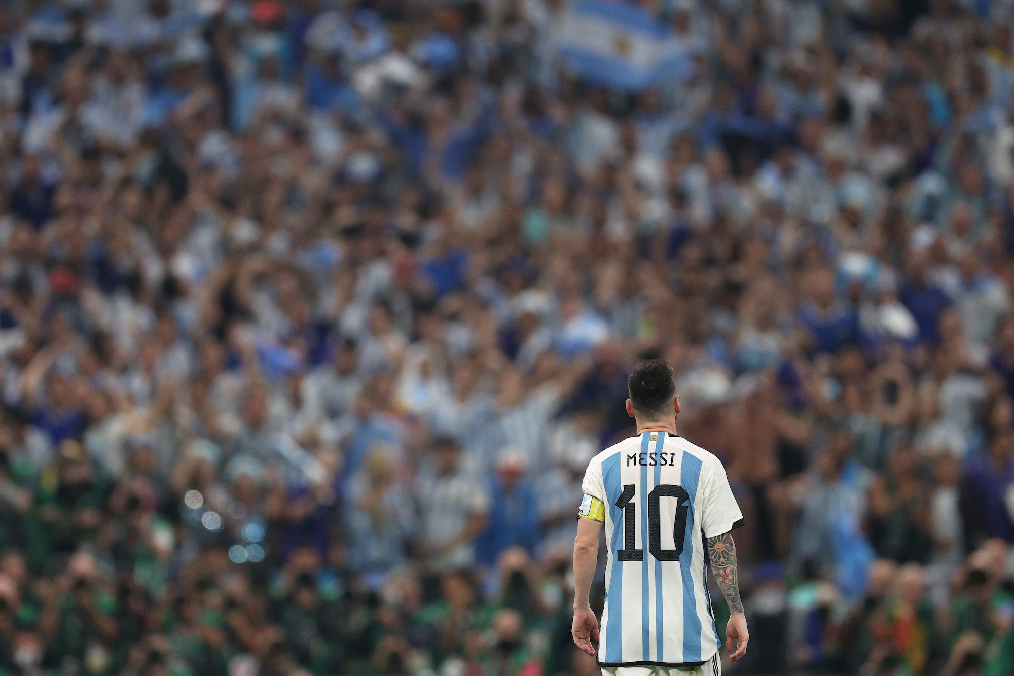 Lionel Messi, o grande capitão Albiceleste