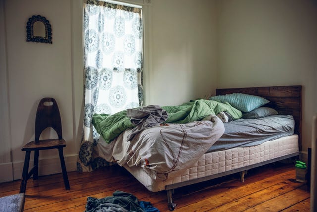 messy bedroom