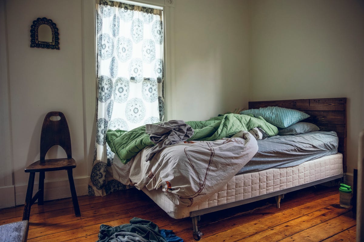 messy bedroom
