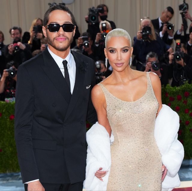 new york, new york   may 02 pete davidson and kim kardashian attend the 2022 met gala celebrating in america an anthology of fashion at the metropolitan museum of art on may 02, 2022 in new york city photo by gothamgetty images