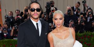 new york, new york   may 02 pete davidson and kim kardashian attend the 2022 met gala celebrating in america an anthology of fashion at the metropolitan museum of art on may 02, 2022 in new york city photo by gothamgetty images