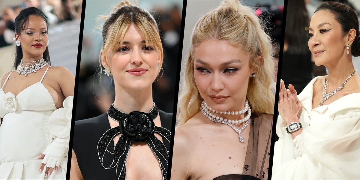 The Best Met Gala Necklaces and Jewelry Moments from the 2023 Red