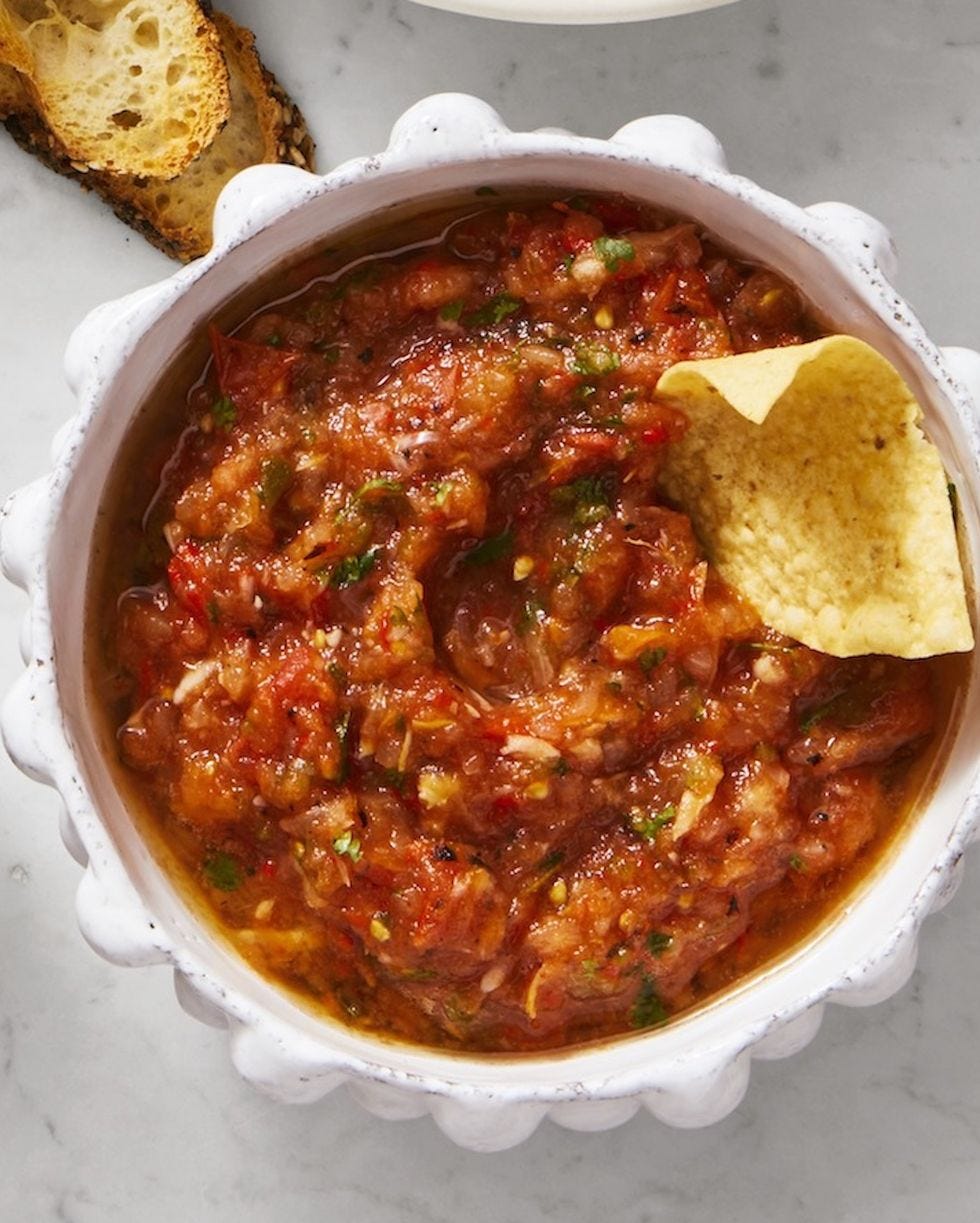 Mexican Appetizers - Charred Salsa