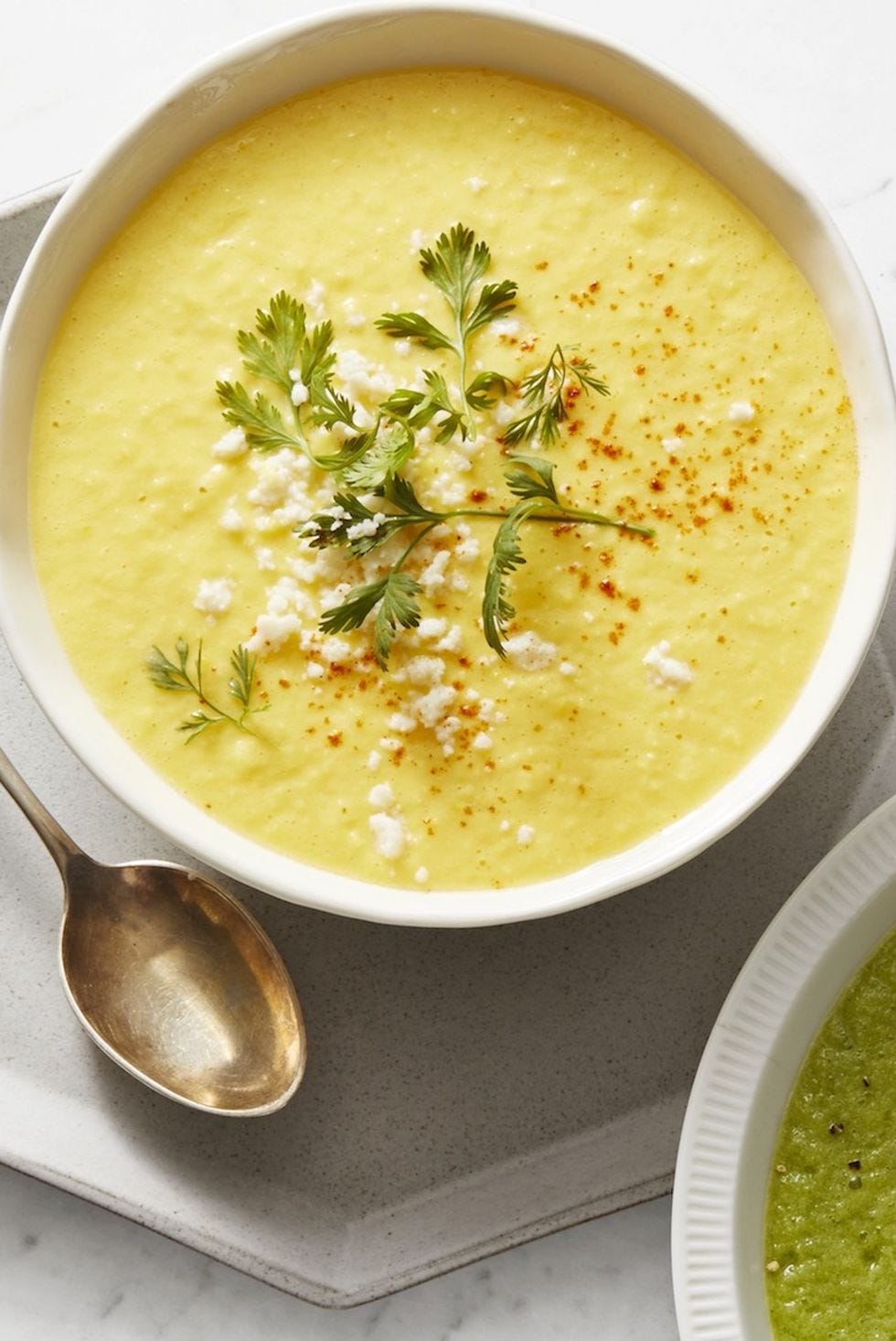 Mexican Appetizers - Chilled Corn Soup