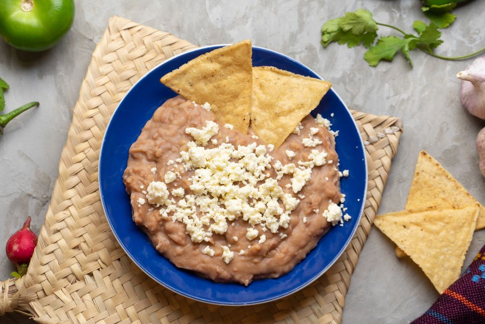 plant protein foods, refried beans