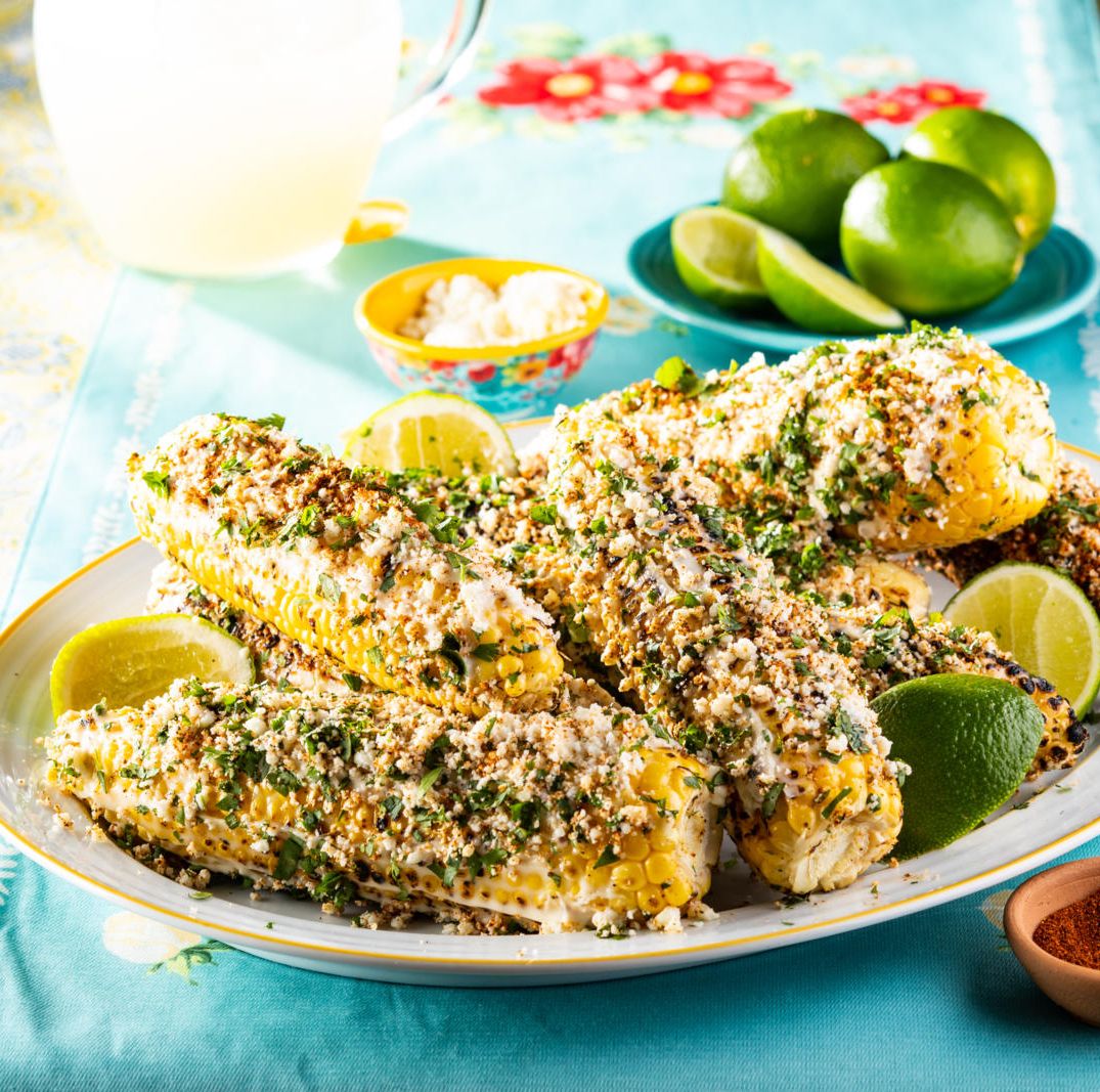 mexican street corn with limes