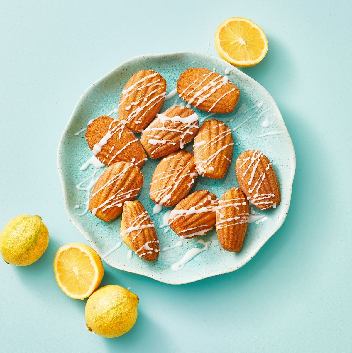 meyer lemon madeleines spring, easter recipe, cookies