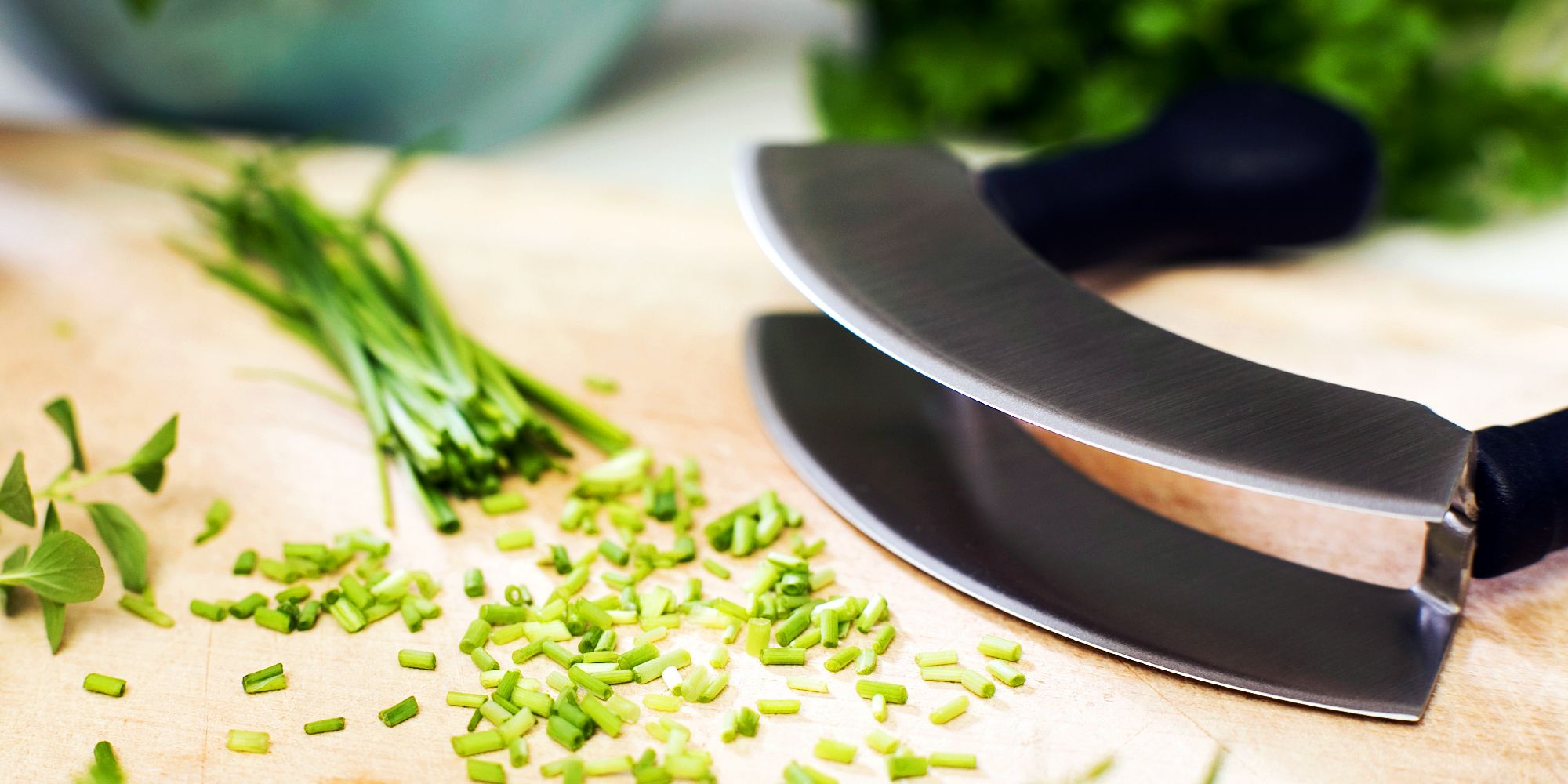 Salad Chopper,Mezzaluna Mincing Knives Vegetable Knife Vegetable