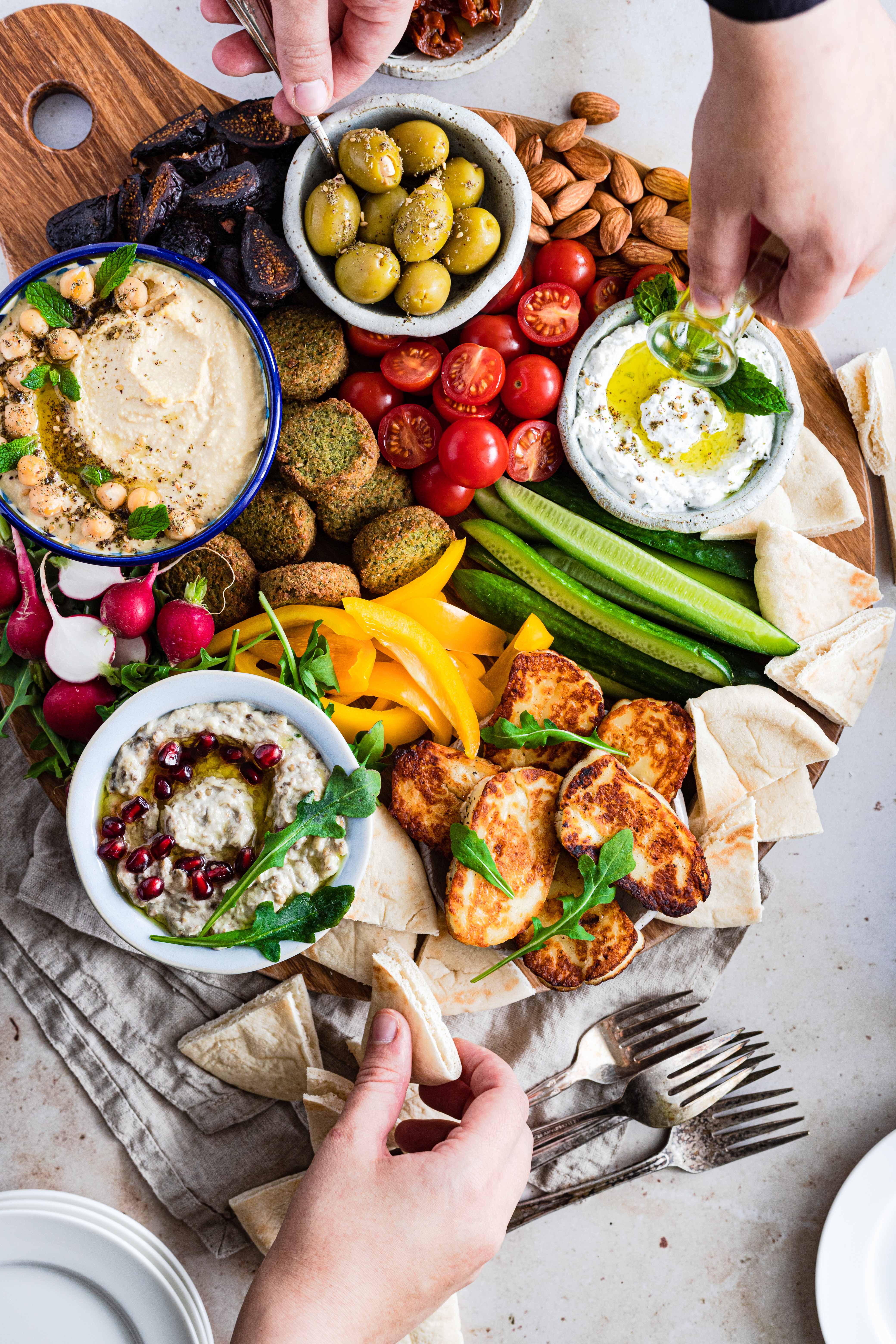 How to Build a Mezze Platter - Easy Mezze Board Ideas