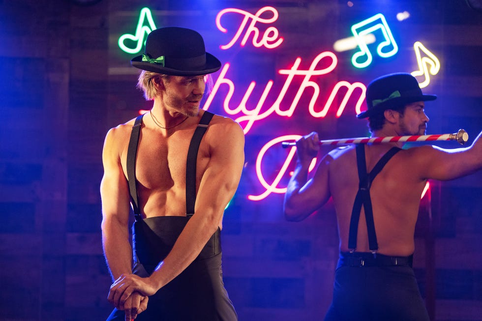 chad michael murray as luke and hector david jr as ricky in the merry gentlemen