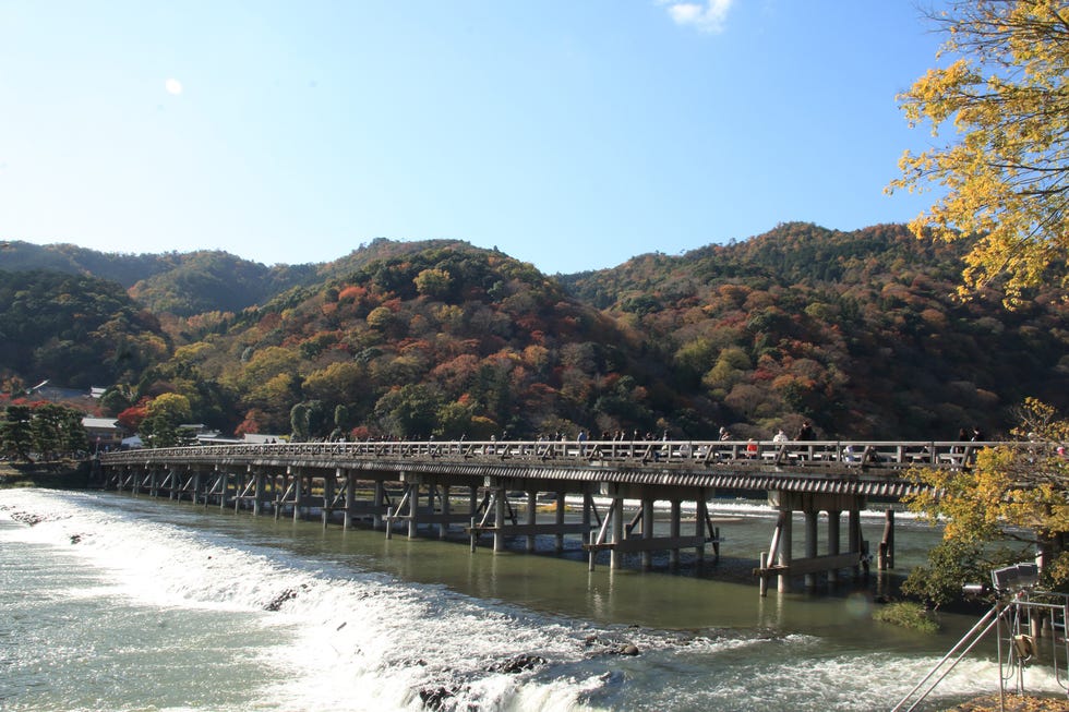 京都嵐山　渡月橋