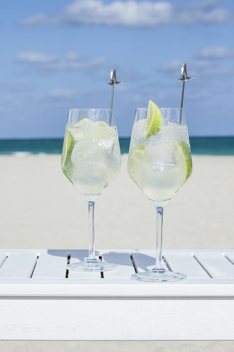 Drink, Cocktail, Gin and tonic, Margarita, Paloma, Non-alcoholic beverage, Distilled beverage, Glass, Mojito, Lime, 