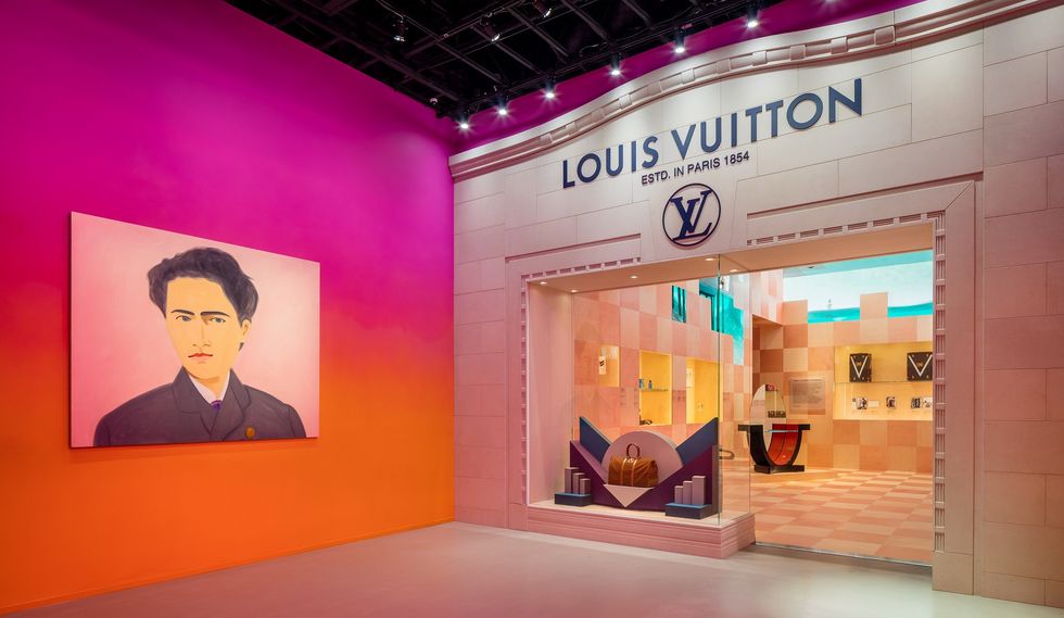 Louis Vuitton X聯名展位於美國洛杉磯的比佛利山莊