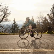 This is an image bike fit side view