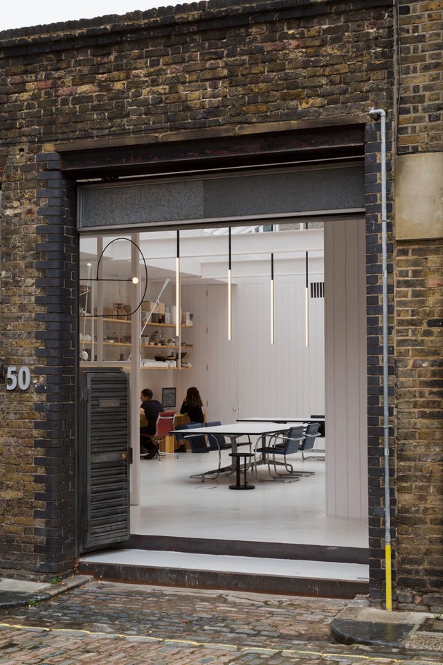 Michael Anastassidaes Studio London, home of the renowned lighting designer