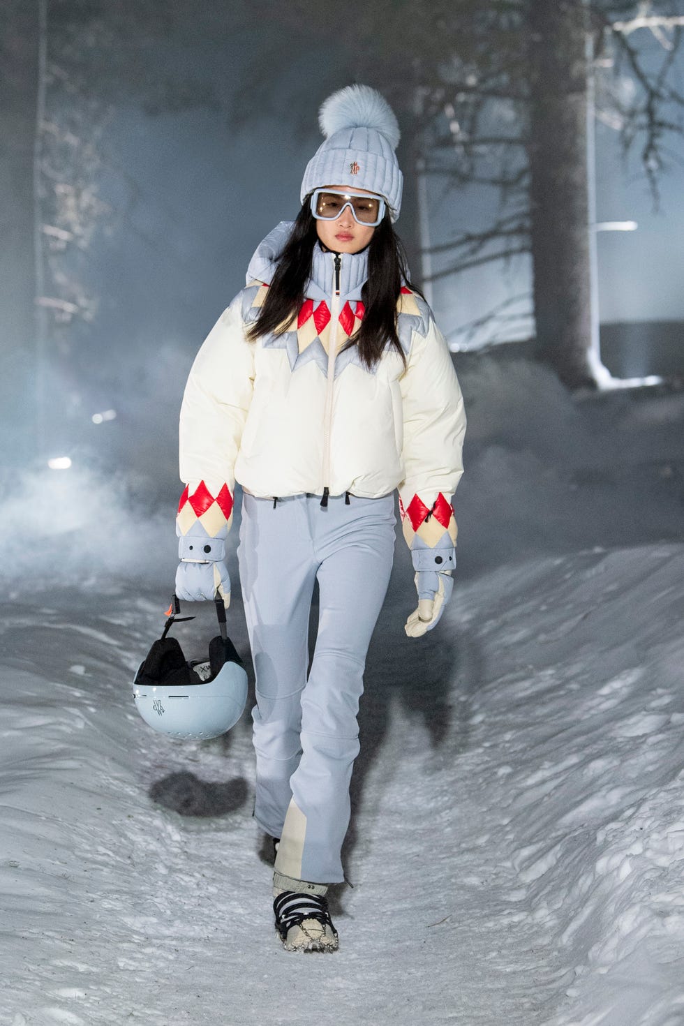 A Look at the Moncler Grenoble Fall Winter 2024 Show in St. Moritz