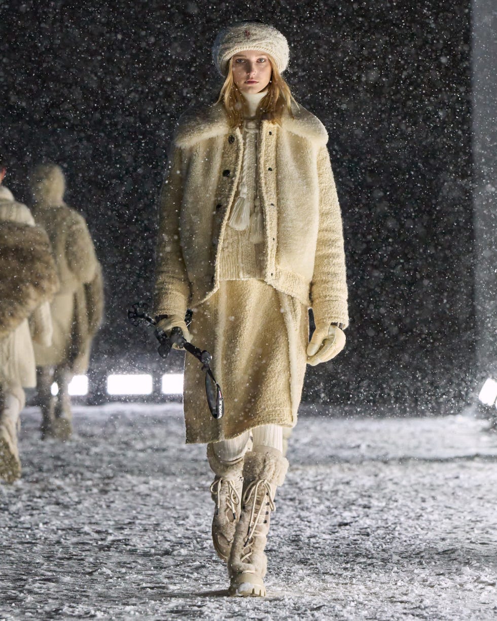 model on moncler runway