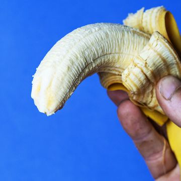 banana pointing downward