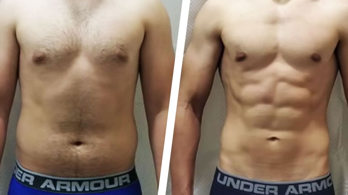6 Month Body Transformation Video Shows How a Guy Lost 25 Pounds