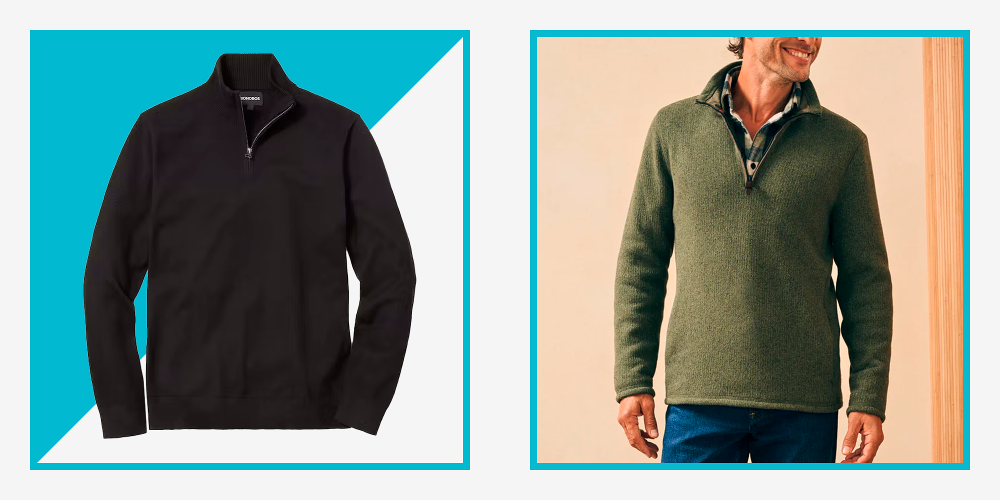 10 Best Men's Quarter Zip Sweaters, Tested by Style Editors