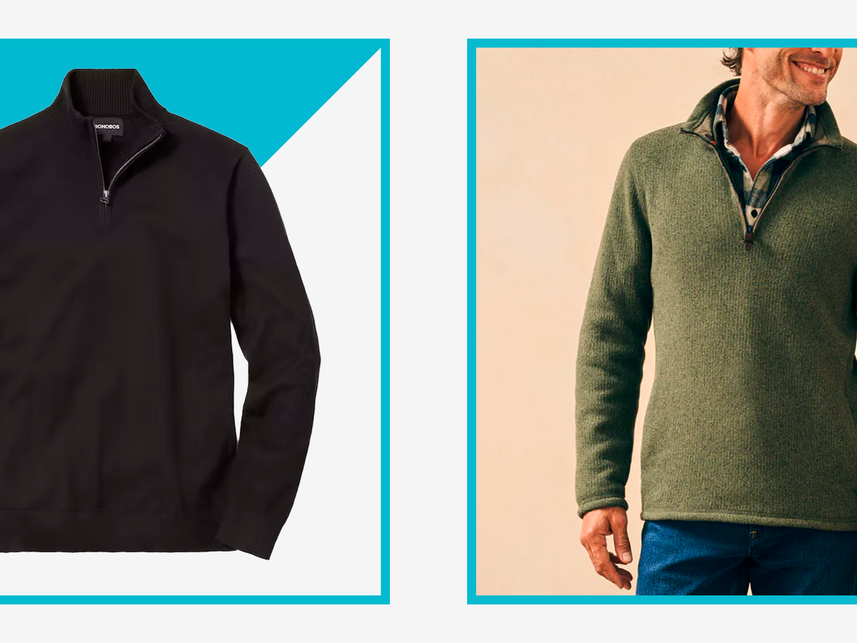 10 Best Men's Quarter Zip Sweaters, Tested by Style Editors