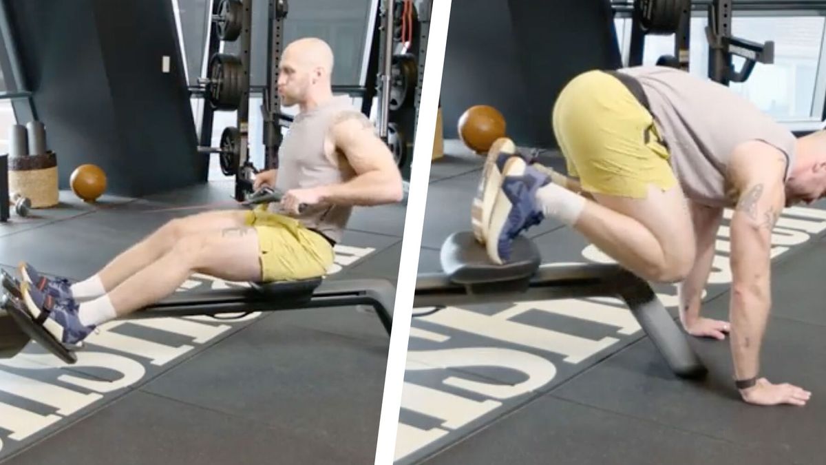 5-Minute Rowing and Knee-Tuck Core Workout Cardio Blast