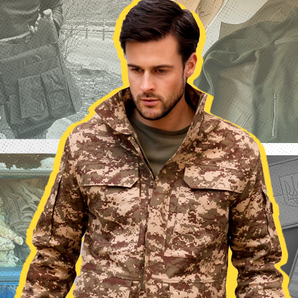 How This Ukrainian Actor Is Helping His Military, One Jacket at a Time