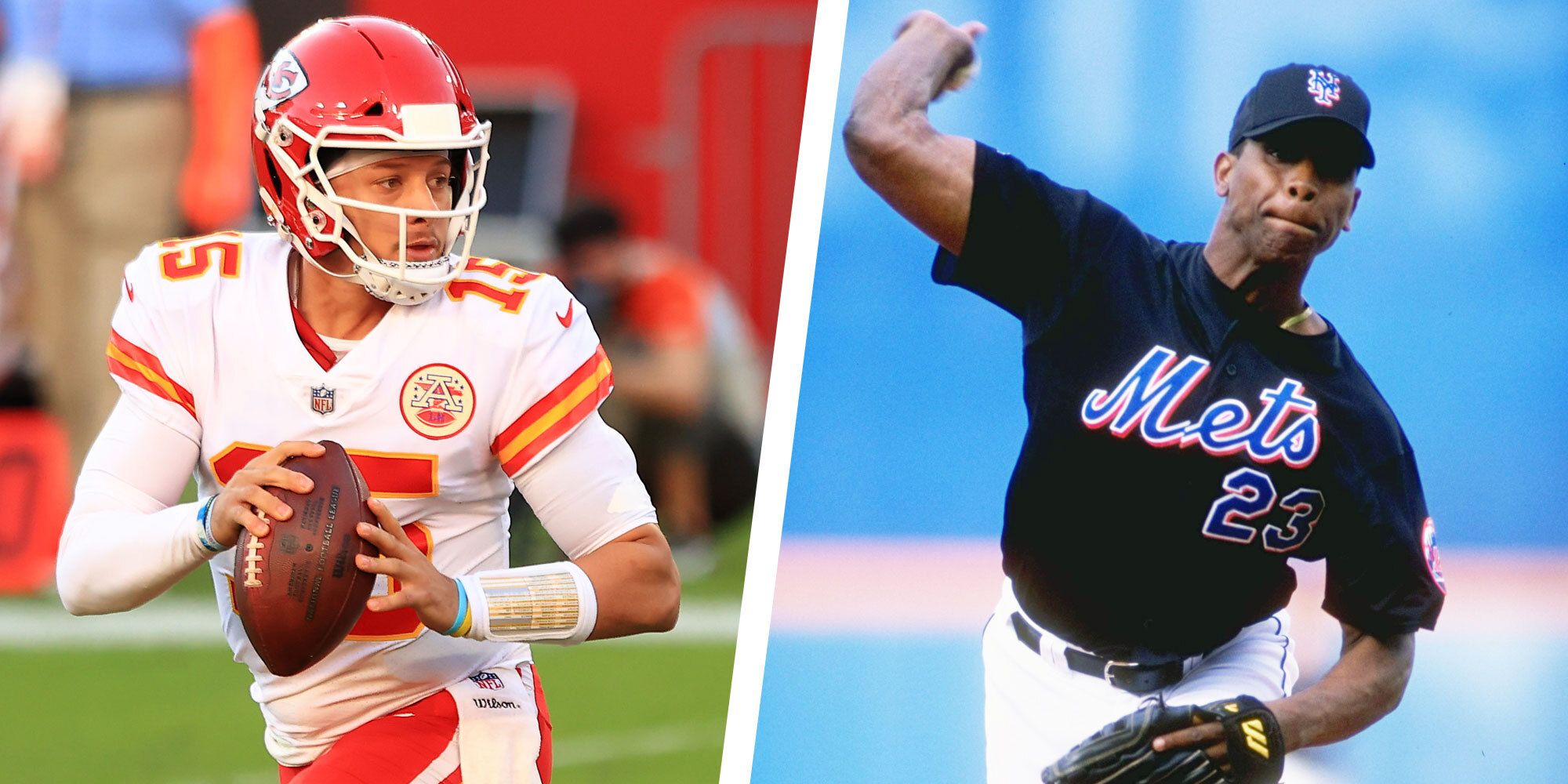 Patrick Mahomes rocks father's New York Mets jersey (Video)